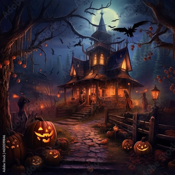 Obraz halloween theme