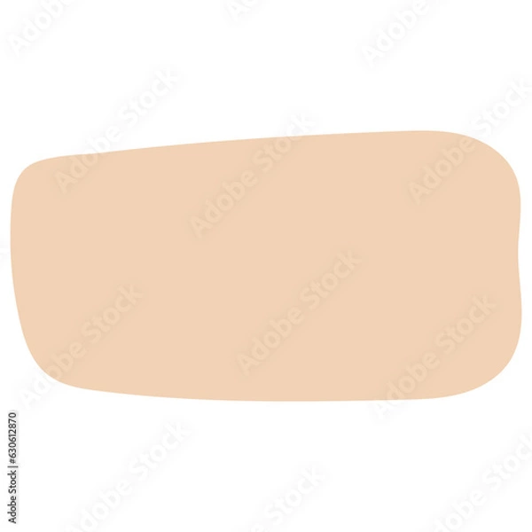 Fototapeta Abstract Organic Rectangle Shape