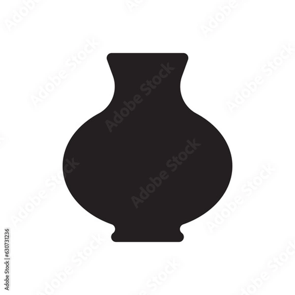 Fototapeta vase icon design illustration vector isolated