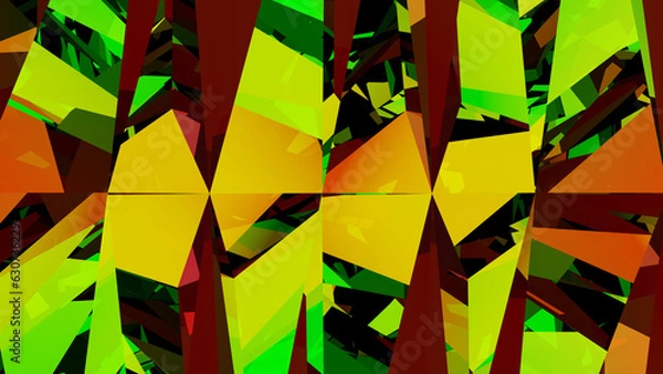 Obraz Abstract, iridescent, kaleidoscopic, digital art background