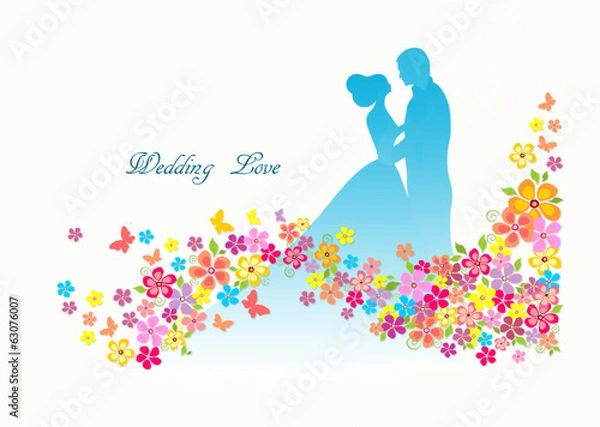 Obraz Wedding. The bride and groom