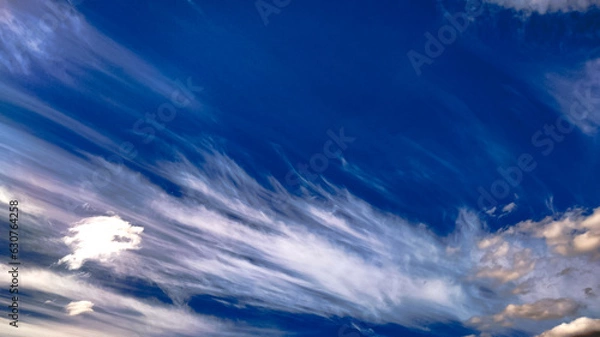 Obraz blue sky and clouds