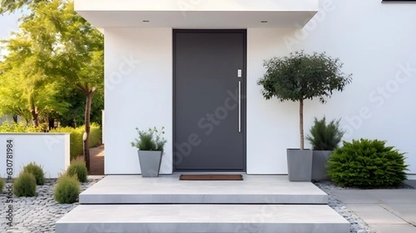 Obraz Une porte de maison moderne