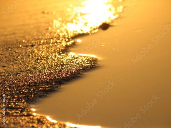 Fototapeta golden reflection