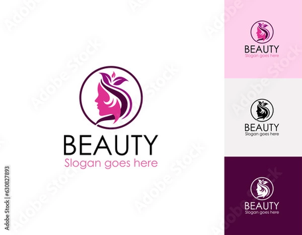 Fototapeta Beauty logo collection template vector