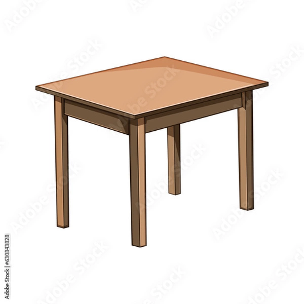 Fototapeta desk wooden table cartoon. top texture, board empty, old vintage desk wooden table sign. isolated symbol vector illustration