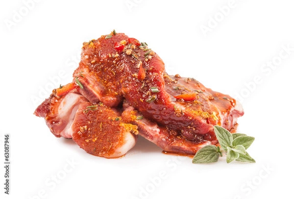 Obraz Raw Ribs Meat