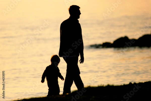 Obraz father and son