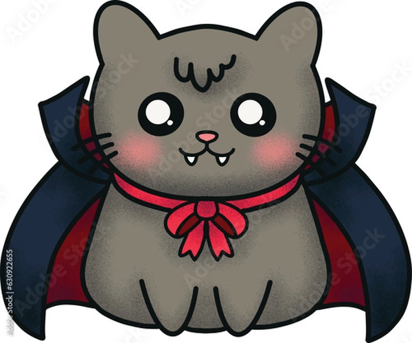 Obraz Cute Vampire Cat