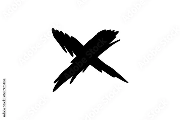 Fototapeta X Logo Letter, abstract eagle in the sky