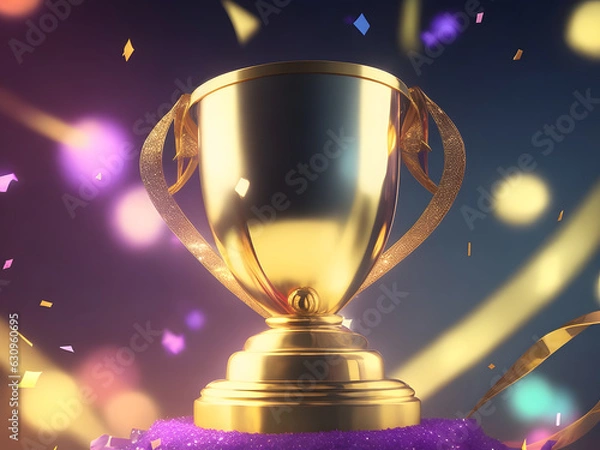 Fototapeta golden trophy