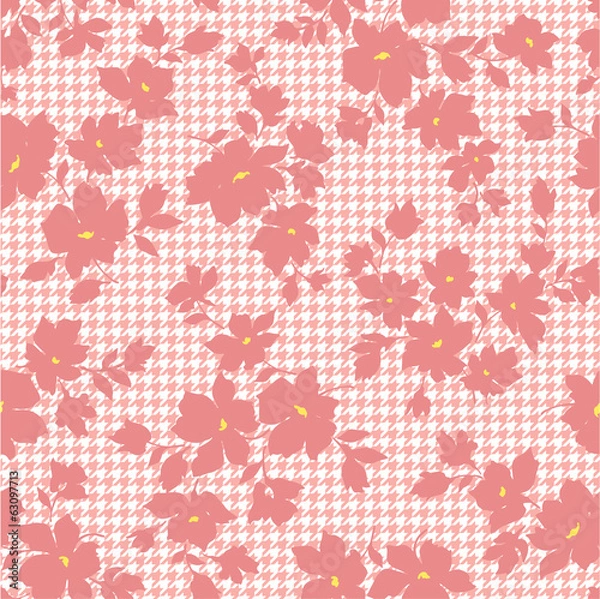 Fototapeta シームレスな花柄