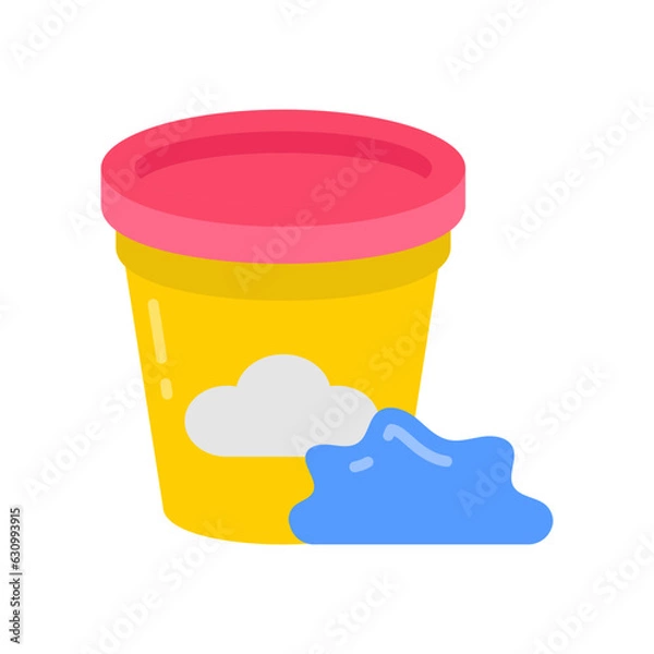 Fototapeta Play Dough icon in vector. Illustration