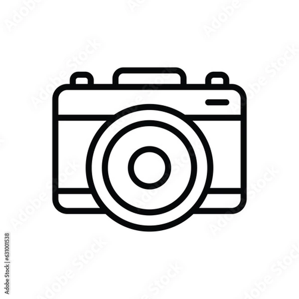Obraz Camera icon vector stock illustration.