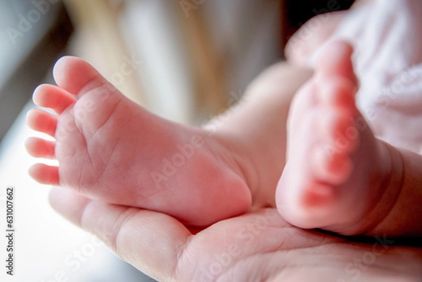 Obraz 赤ちゃんの足