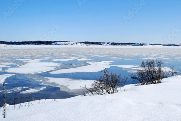 Fototapeta Winter landscape - Helsinki