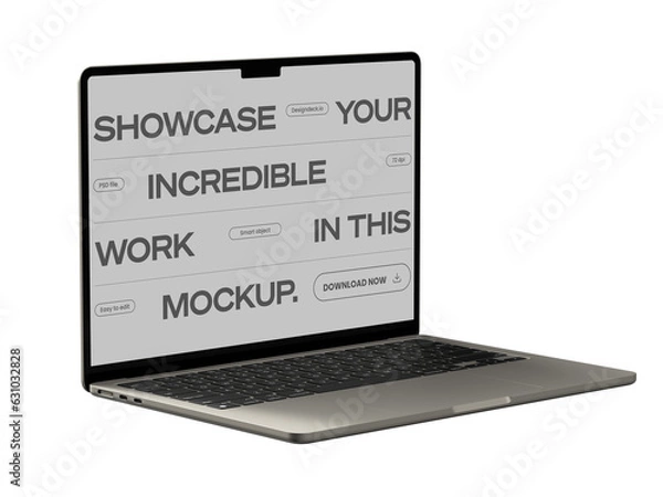 Obraz Macbook Mockup Transparent PNG