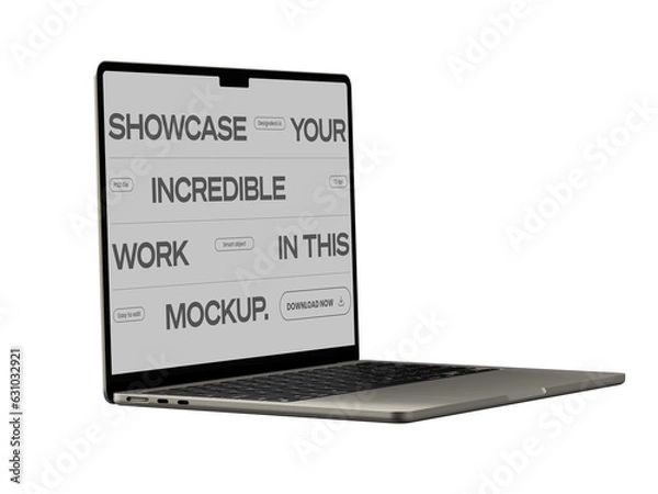 Obraz Macbook Mockup Transparent PNG
