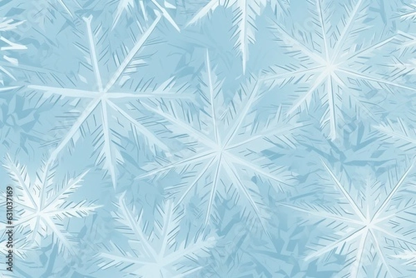 Obraz pattern with snowflakes