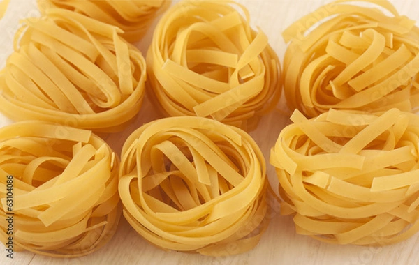 Obraz Pasta tagliatelle.