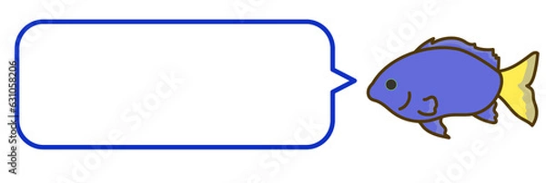 Obraz シリキルリスズメとふきだし01