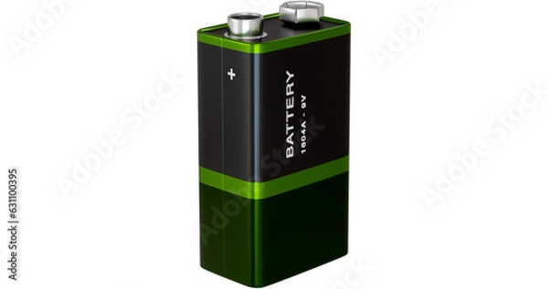 Obraz rectangle alkaline battery 9v