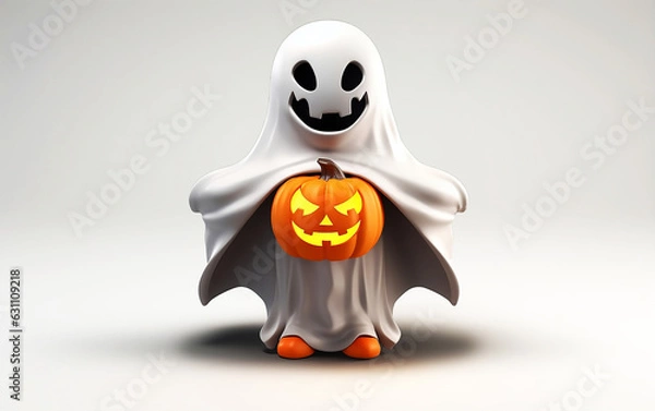 Fototapeta 3d rendering halloween character design