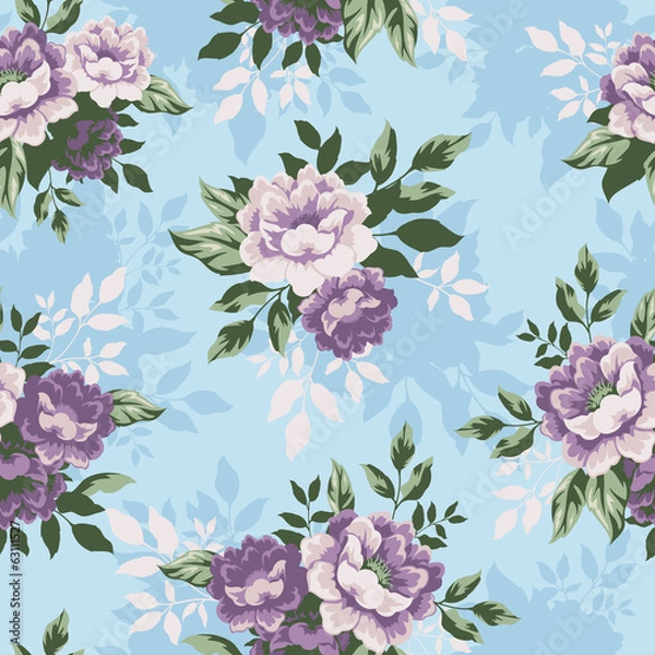 Obraz floral seamless pattern