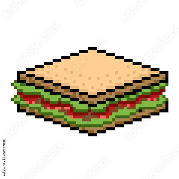 Obraz pixel sandwich