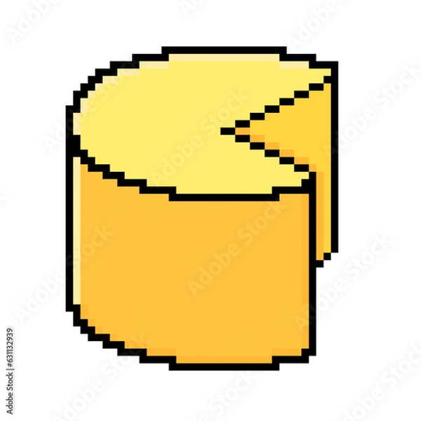 Obraz pixel cheese