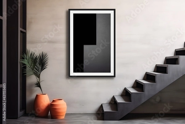 Fototapeta Stylish and Contemporary Frame Mockup Frame Mockup, generative, ai