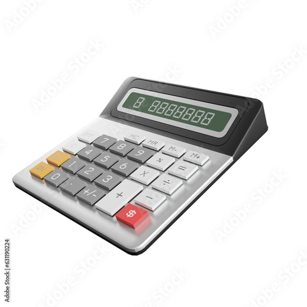 Obraz Calculator isolated