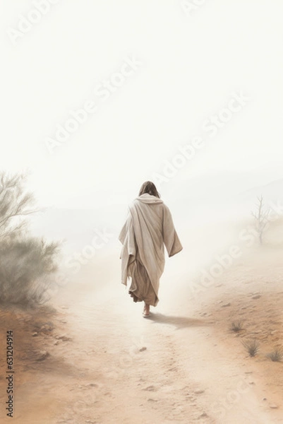 Fototapeta Mann 40 Tage