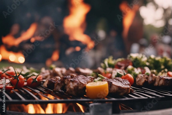 Obraz meat on the grill