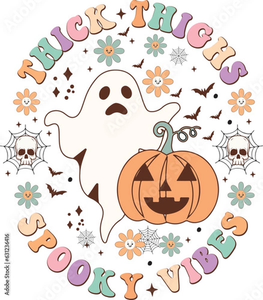 Obraz Retro Halloween Sublimation Bundle
