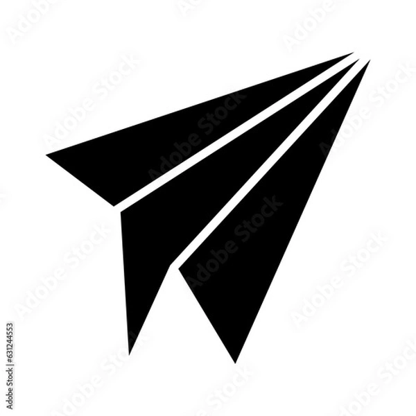 Fototapeta Paper Plane Icon