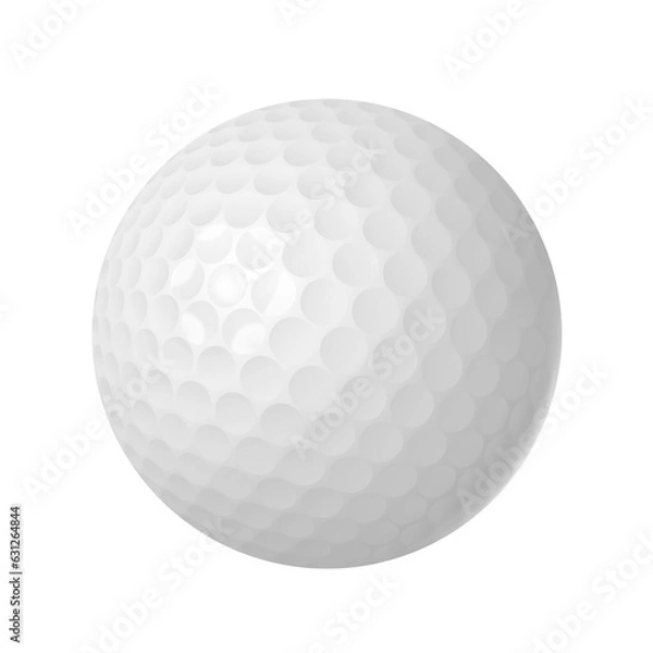 Obraz golf ball isolated on white