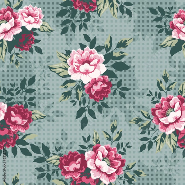 Obraz floral seamless pattern