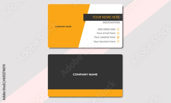 Obraz business card template