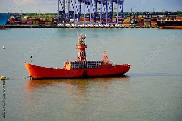 Obraz Harwich Port and ship views from Ferry Crossing