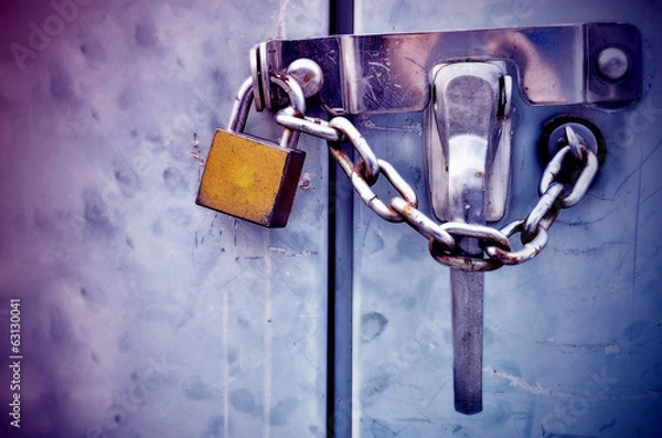Obraz locked gate