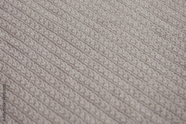 Obraz White knitting pattern background