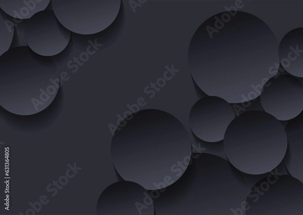 Fototapeta Minimalist black premium abstract background
