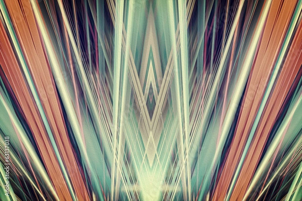 Obraz Art Deco spotlights background