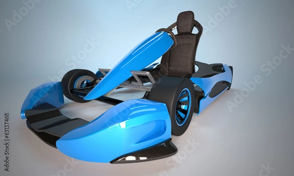 Obraz Kart bleu