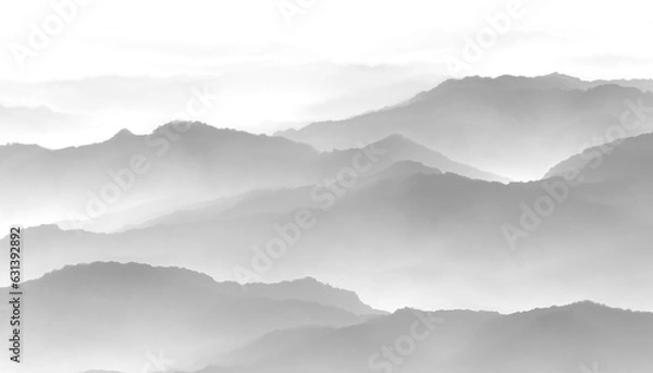 Obraz mountains in the fog