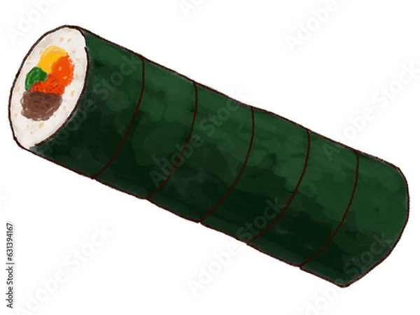 Obraz 韓国キンパのイラスト素材