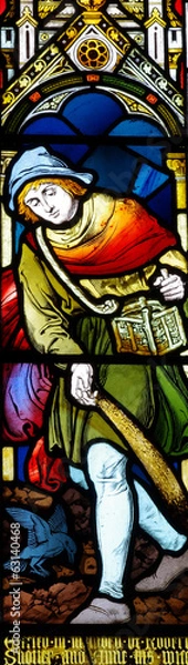 Obraz The Sower in stained glass