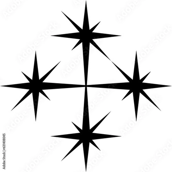 Fototapeta Aesthetic Star Shape