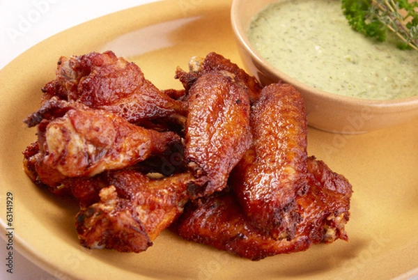 Obraz roasted chicken wings